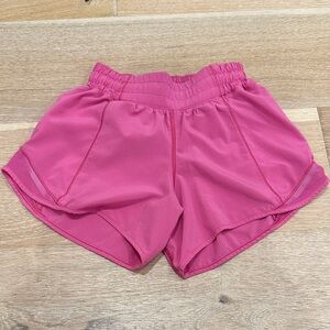 lululemon athletica Vibrant Pink Athletic Shorts